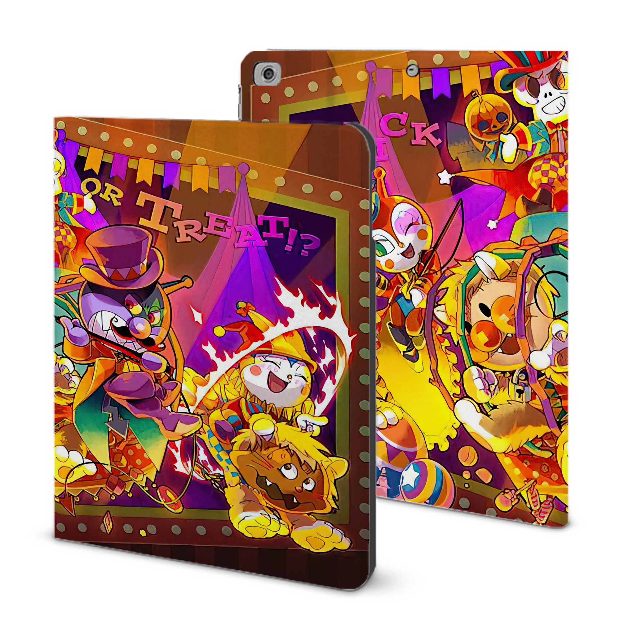 （画像用） アンパンマン Anpanman IPad ケース ブック型 PUレザー TPU 耐衝撃 軽量 薄型 ペン収納なし 全面保護 IPad 各モデル対応